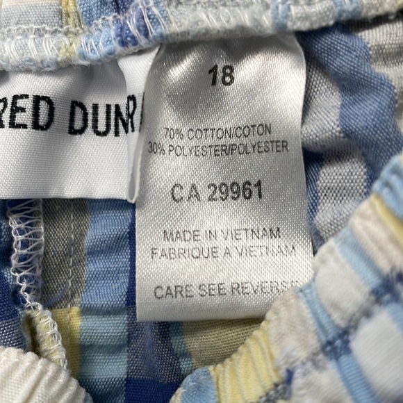 Alfred Dunner Plaid Checked Cotton Blend Shorts, SZ 18 - Picture 5 of 8